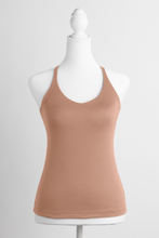 Load image into Gallery viewer, Comfyist Cami - Camisole Top with Sewn-In Bra Cups  Front View- Mellow Rose