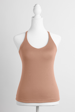 Load image into Gallery viewer, Comfyist Cami - Camisole Top with Sewn-In Bra Cups  Front View- Mellow Rose
