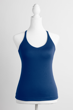 Load image into Gallery viewer, Comfyist Cami - Camisole Top with Sewn-In Bra Cups - Nightfall Blue
